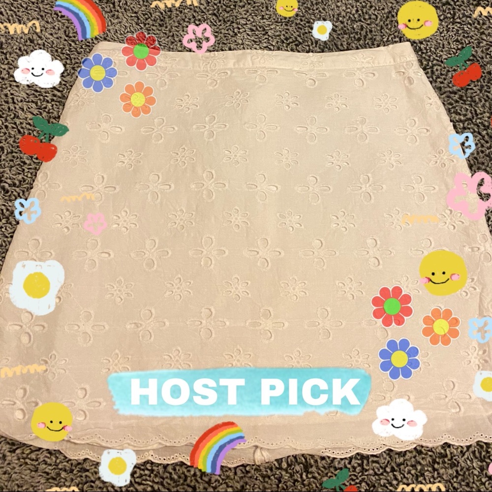 🧋HP🧋Floral LOFT mini skirt